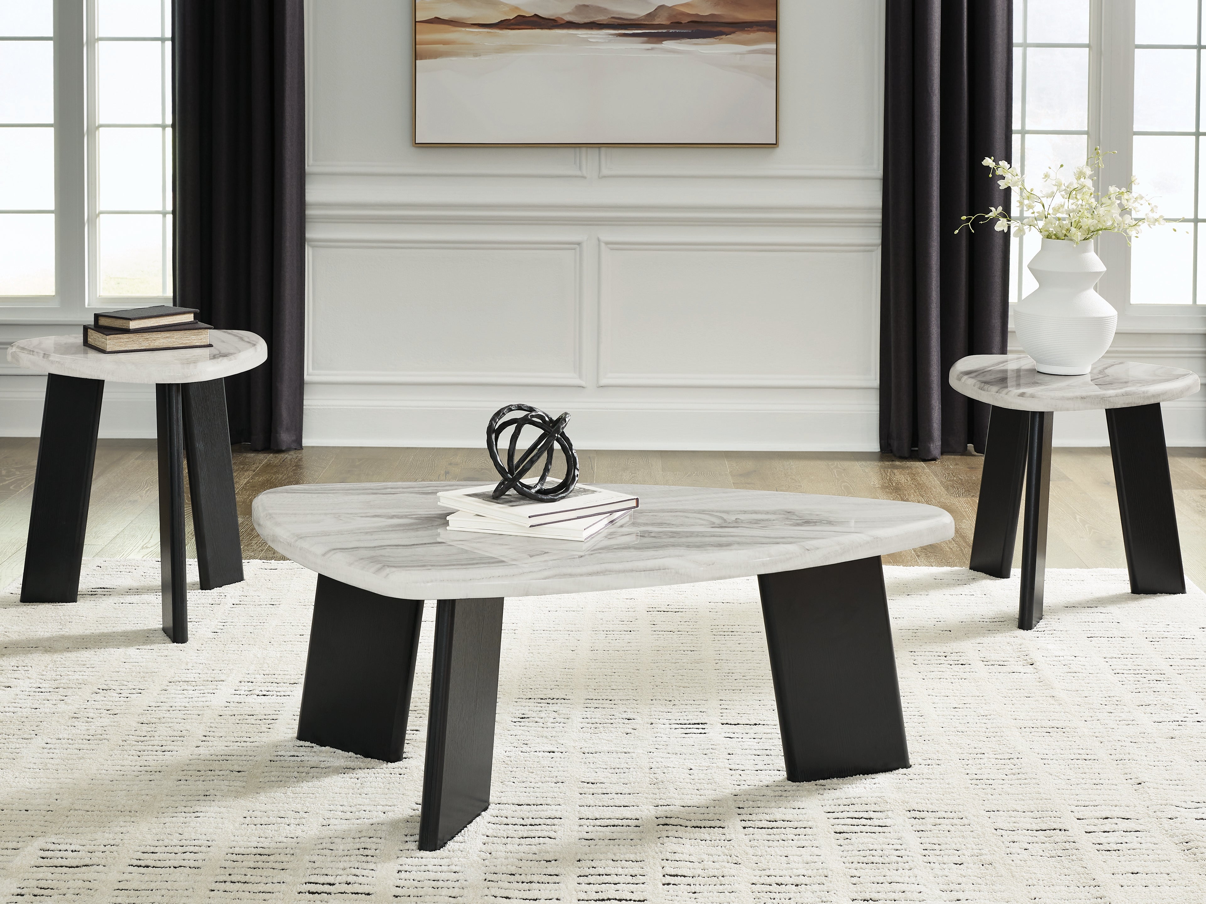 Prime Furniture - Ashley Furniture - Lilyberg Table (Set of 3) - Occasional Table Set (3/CN) - T389-13