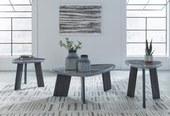 Prime Furniture - Ashley Furniture - Bluebond Table (Set of 3) - Occasional Table Set (3/CN) / Gray - T390-13