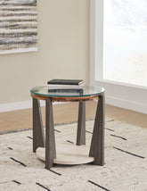 Prime Furniture - Ashley Furniture - Frazwa End Table - Round End Table / Multi - T432-6