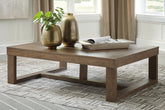 Prime Furniture - Ashley Furniture - Cariton Coffee Table - Rectangular Cocktail Table / Gray - T471-1