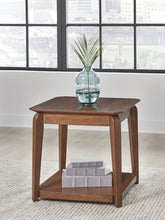 Prime Furniture - Ashley Furniture - Trenmour End Table - Square End Table / Medium Brown - T596-2