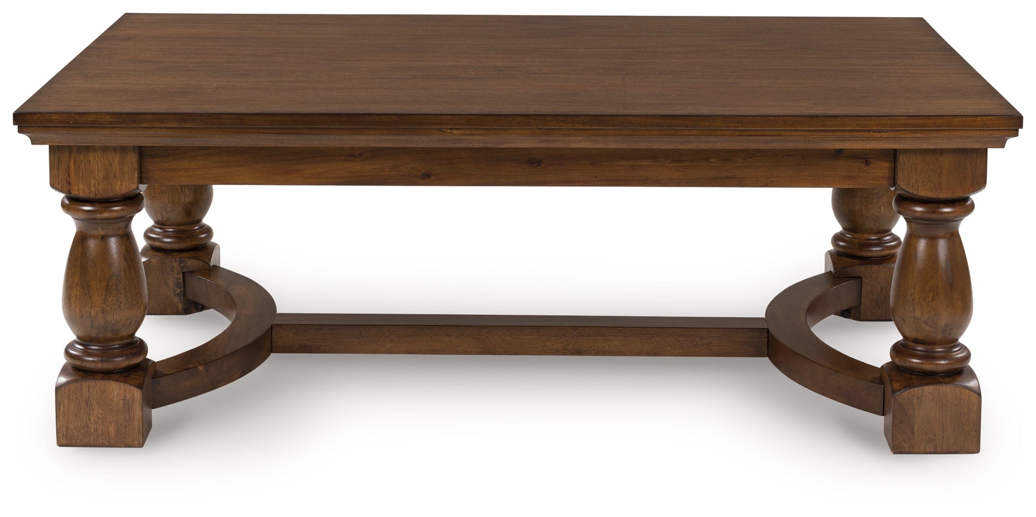 Prime Furniture - Ashley Furniture - Sturlayne Coffee Table - Rectangular Cocktail Table / Brown - T609-1