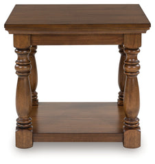 Prime Furniture - Ashley Furniture - Sturlayne End Table - Rectangular End Table / Brown - T609-3