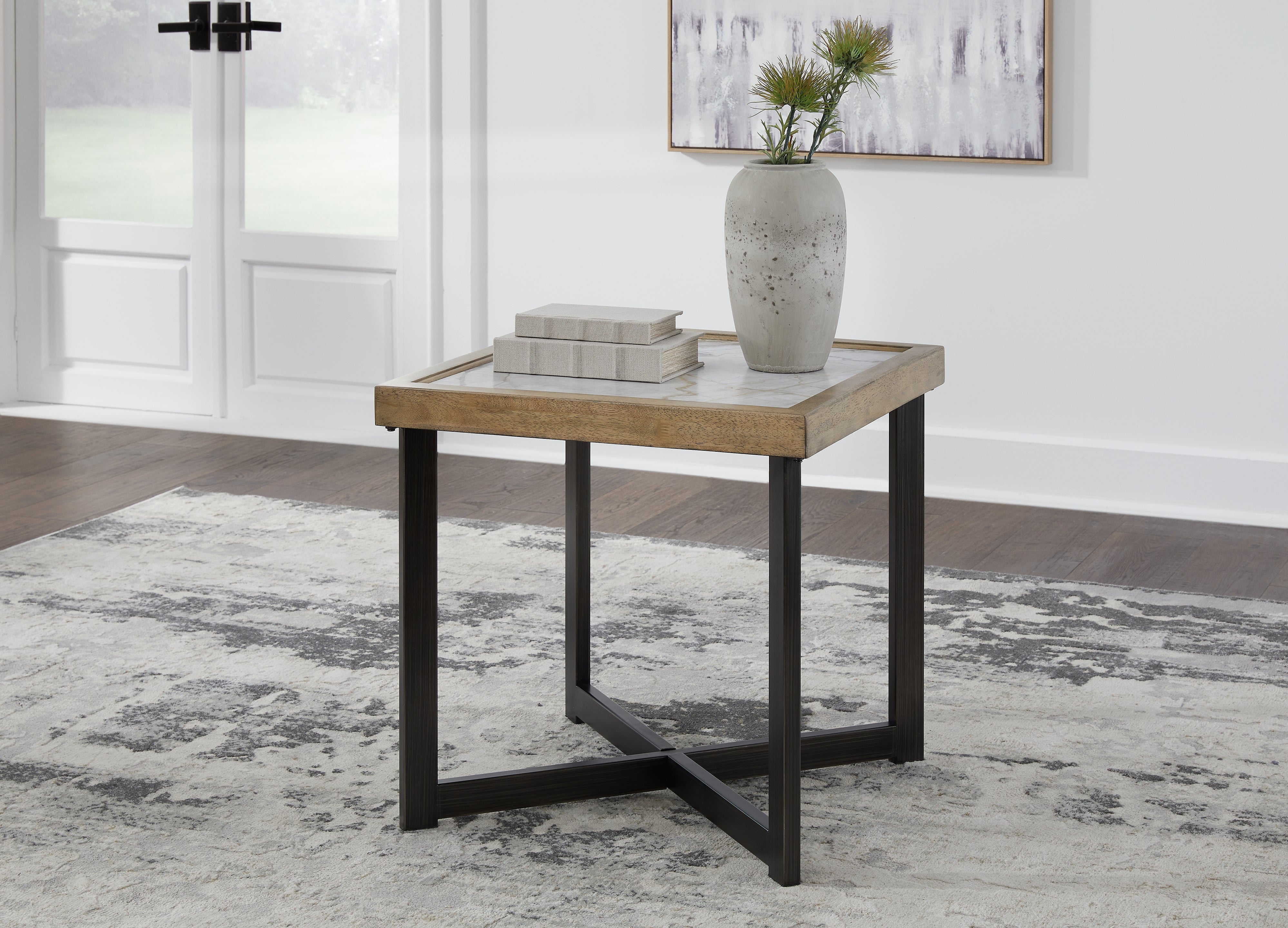 Prime Furniture - Ashley Furniture - Montia End Table - Square End Table / Multi - T632-2
