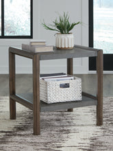 Prime Furniture - Ashley Furniture - Kallenny End Table - Rectangular End Table / Brown/Gray - T669-3