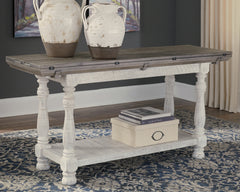 Prime Furniture - Ashley Furniture - Havalance Sofa/Console Table - Flip Top Sofa Table / Gray/White - T814-4