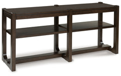 Prime Furniture - Ashley Furniture - Breckington Sofa Table - Sofa Table / Dark Brown - T856-4