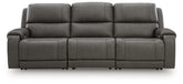 Prime Furniture - Ashley Furniture - 5Z - Pittson Sectional - 3-Piece Power Sectional Reclining Sofa / Anchor - PCU12600S3