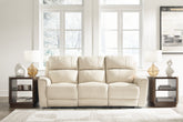 Prime Furniture - Ashley Furniture - Dahlmoore Living Room - Power Rocker Recliner / Almond - U1320098
