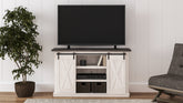 Prime Furniture - Ashley Furniture - Dorrinson 54" TV Stand - 54" / Two-tone - W287-48