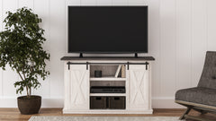 Prime Furniture - Ashley Furniture - Dorrinson 54" TV Stand - 54" / Two-tone - W287-48