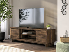Prime Furniture - Ashley Furniture - Zadilyn 72" TV Stand - 72" / Brown - W3367-68