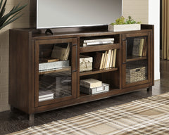 Prime Furniture - Ashley Furniture - Starmore 70" TV Stand - 70" / Brown - W633-68