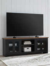 Prime Furniture - Ashley Furniture - Wildenauer 76" TV Stand - 76" / Brown/Black - W664-68