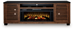 Kallari 84" TV Stand with Electric Fireplace