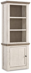 Prime Furniture - Ashley Furniture - Havalance Left Pier Cabinet - Left Pier Cabinet / Two-tone - W814-33