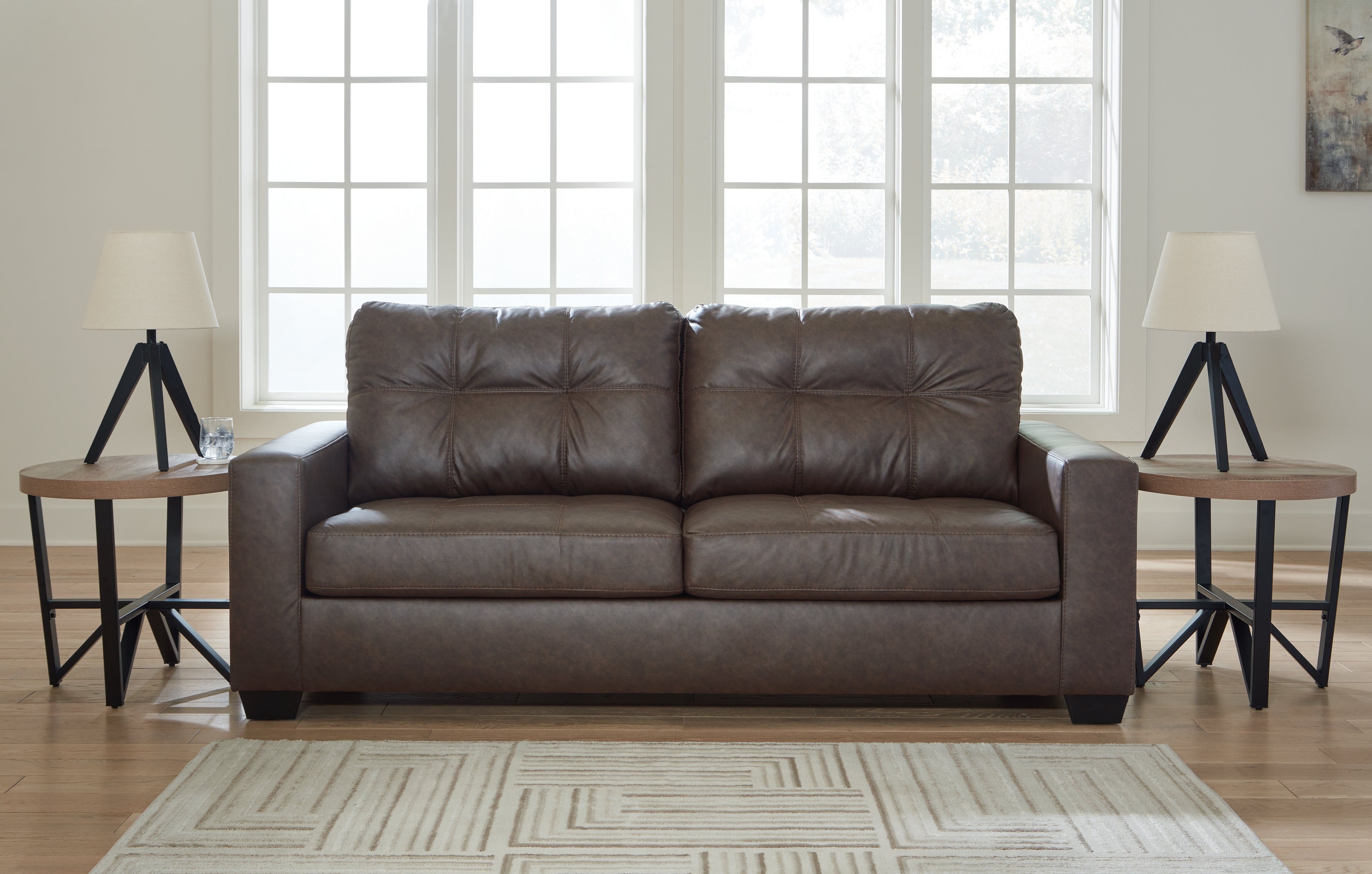 Prime Furniture - Ashley Furniture - Barlin Mills Living Room - Sofa / Umber - 1700338