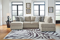 Prime Furniture - Ashley Furniture - Calnita Sectional - RAF Corner Chaise / Sisal - 2050217