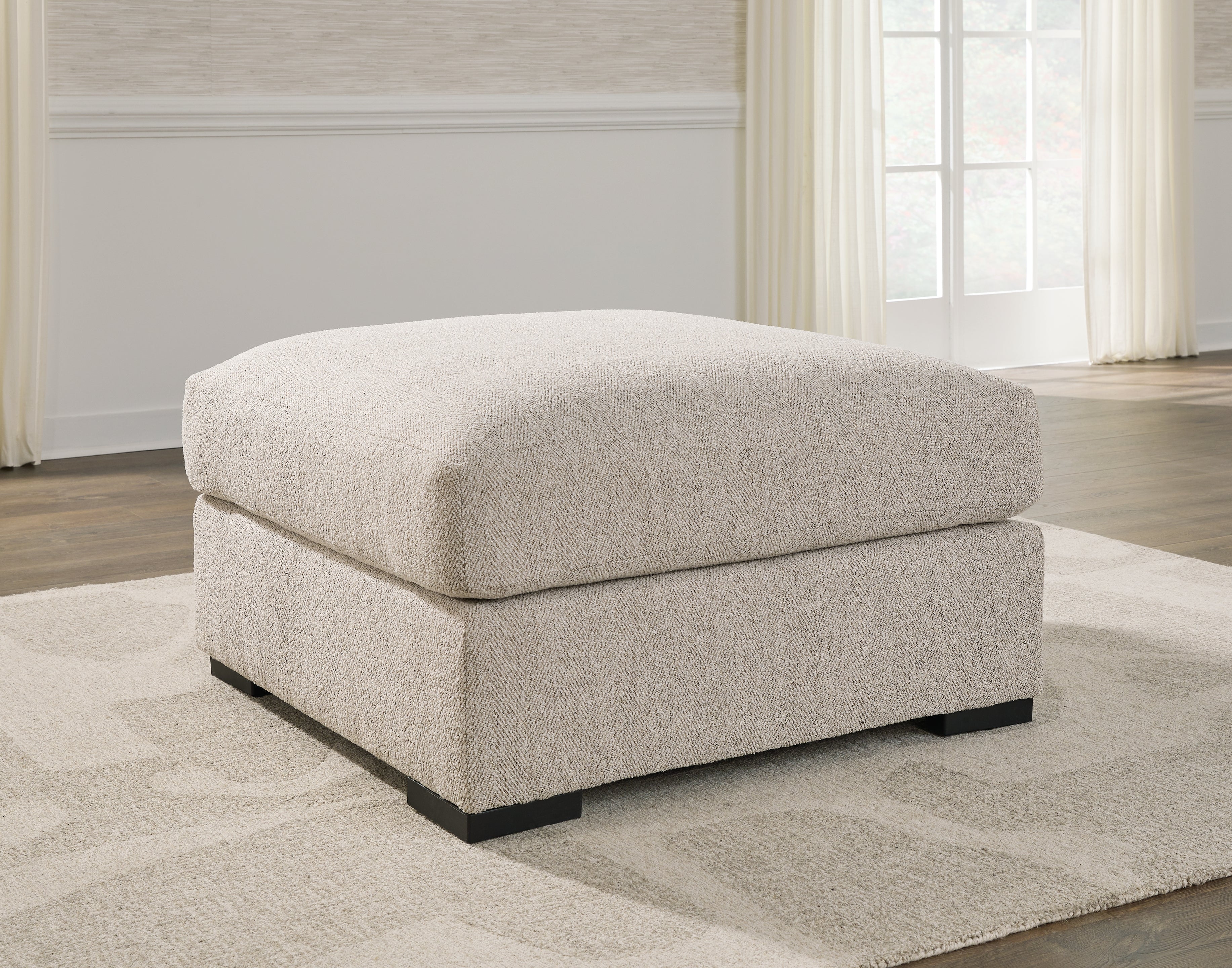Prime Furniture - Ashley Furniture - Ballyton Living Room - Oversized Accent Ottoman / Sand - 2510208