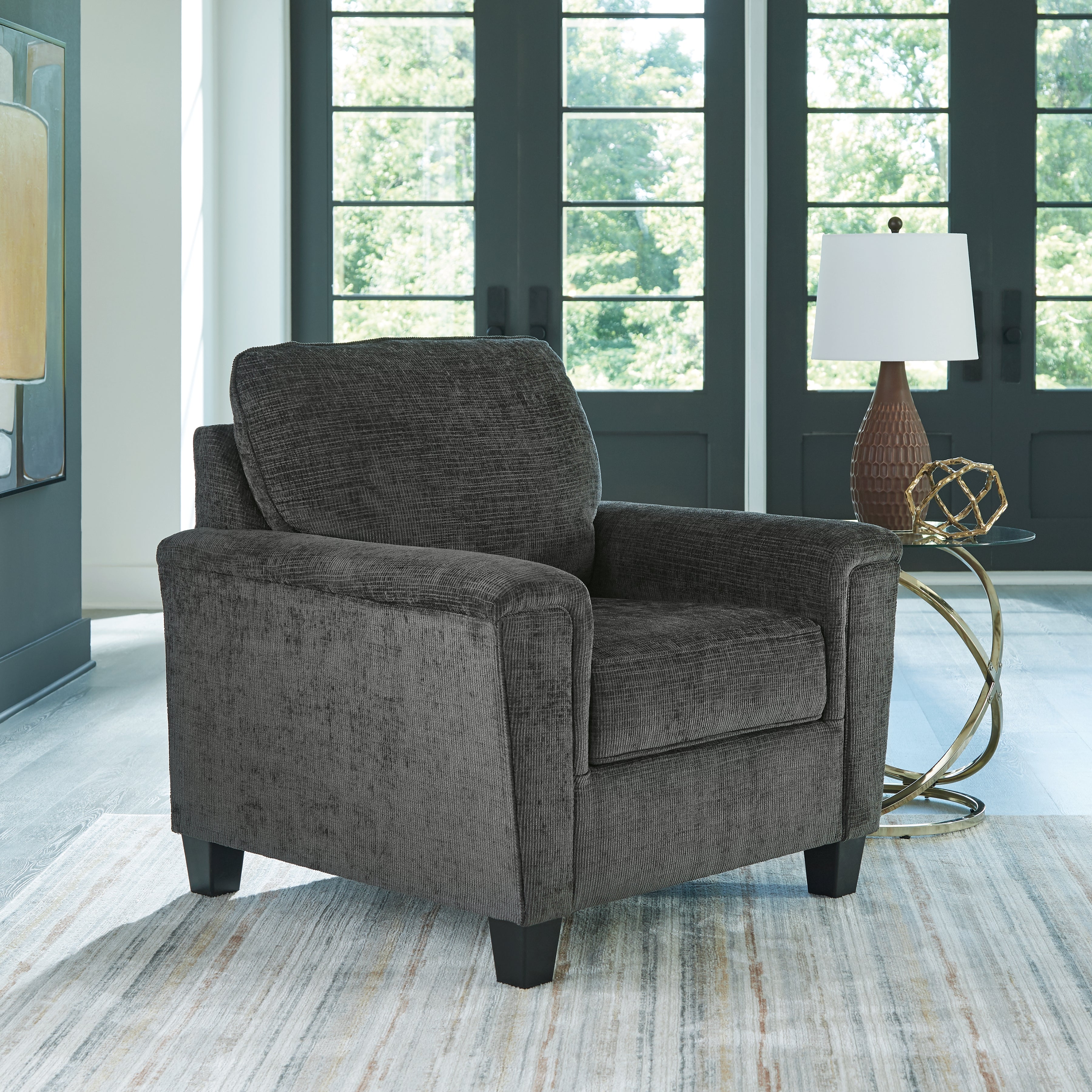Prime Furniture - Ashley Furniture - Erinslane Living Room - Chair / Dusk - 2520620
