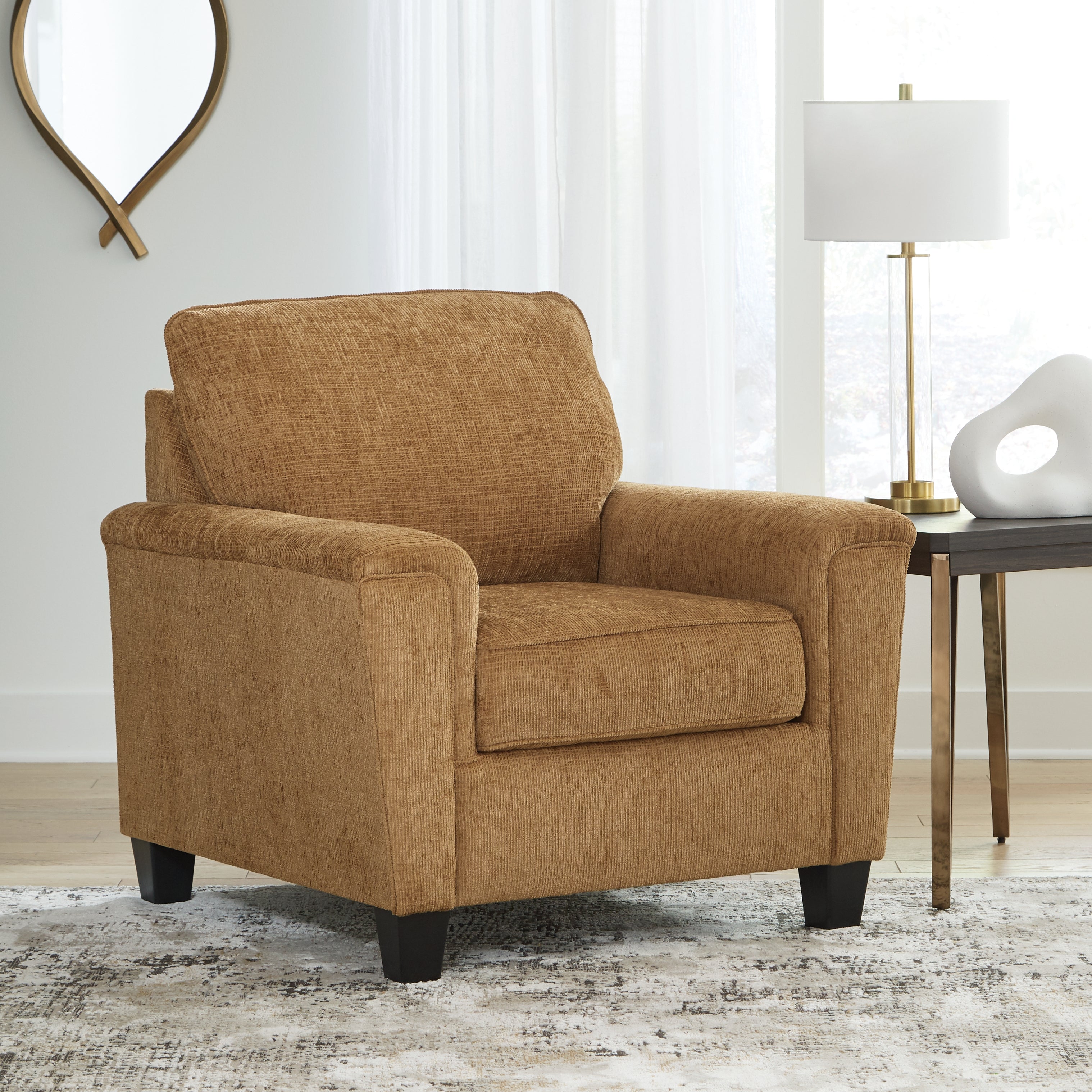 Prime Furniture - Ashley Furniture - Erinslane Living Room - Chair / Honey - 2520720