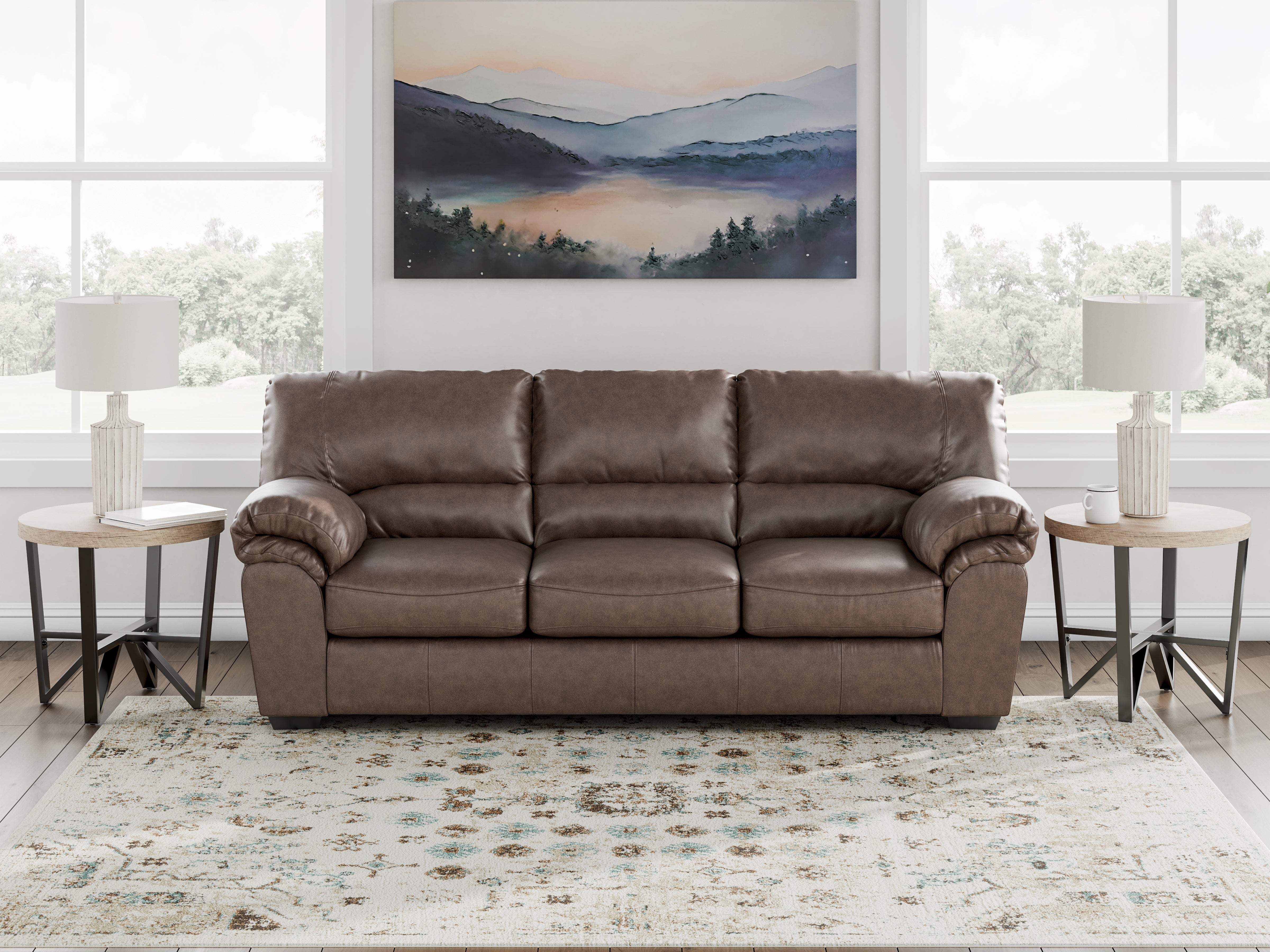 Prime Furniture - Ashley Furniture - WillowBend Living Room - Sofa / Umber - PC2770538