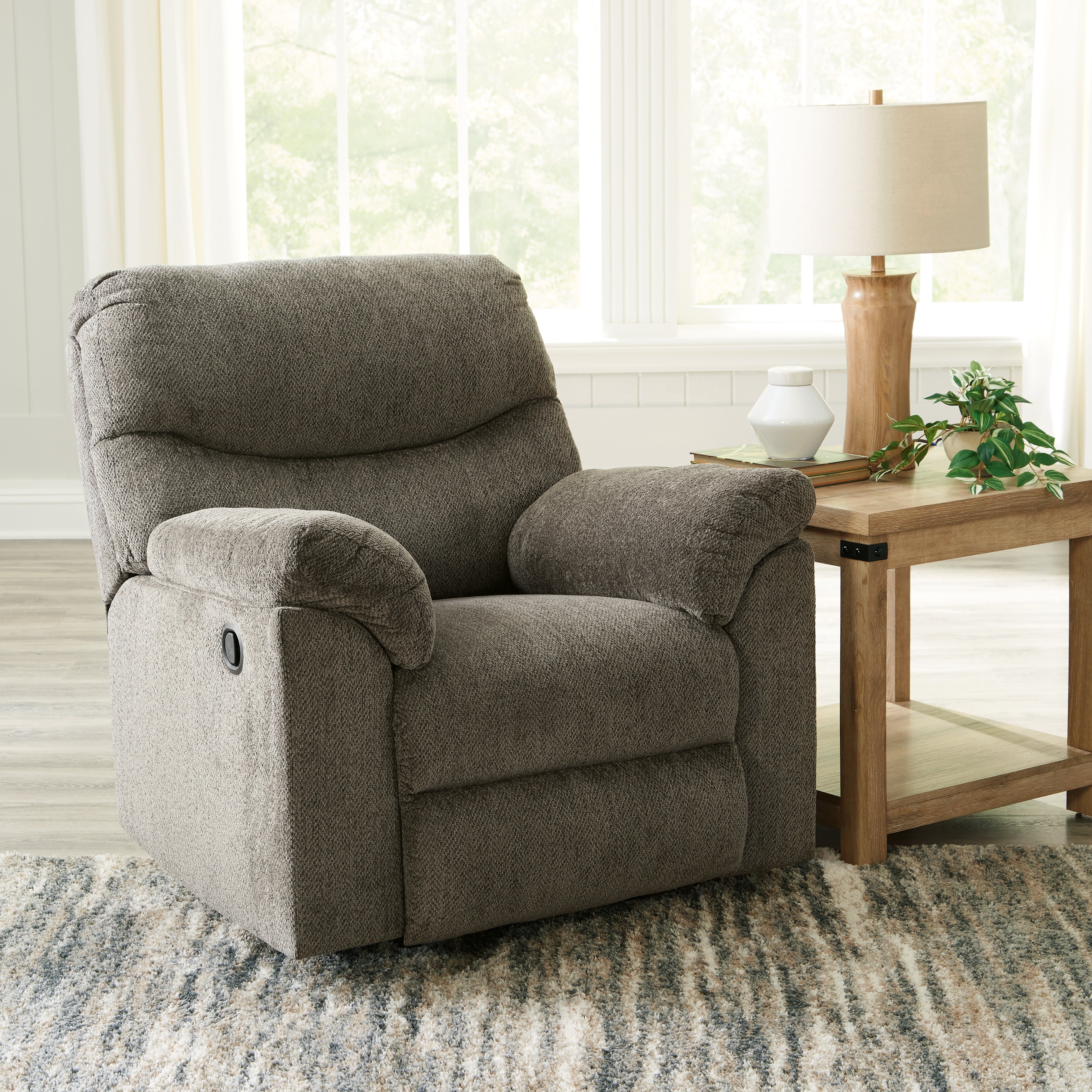 Prime Furniture - Ashley Furniture - Alphons Living Room - Rocker Recliner / Putty - 2820125