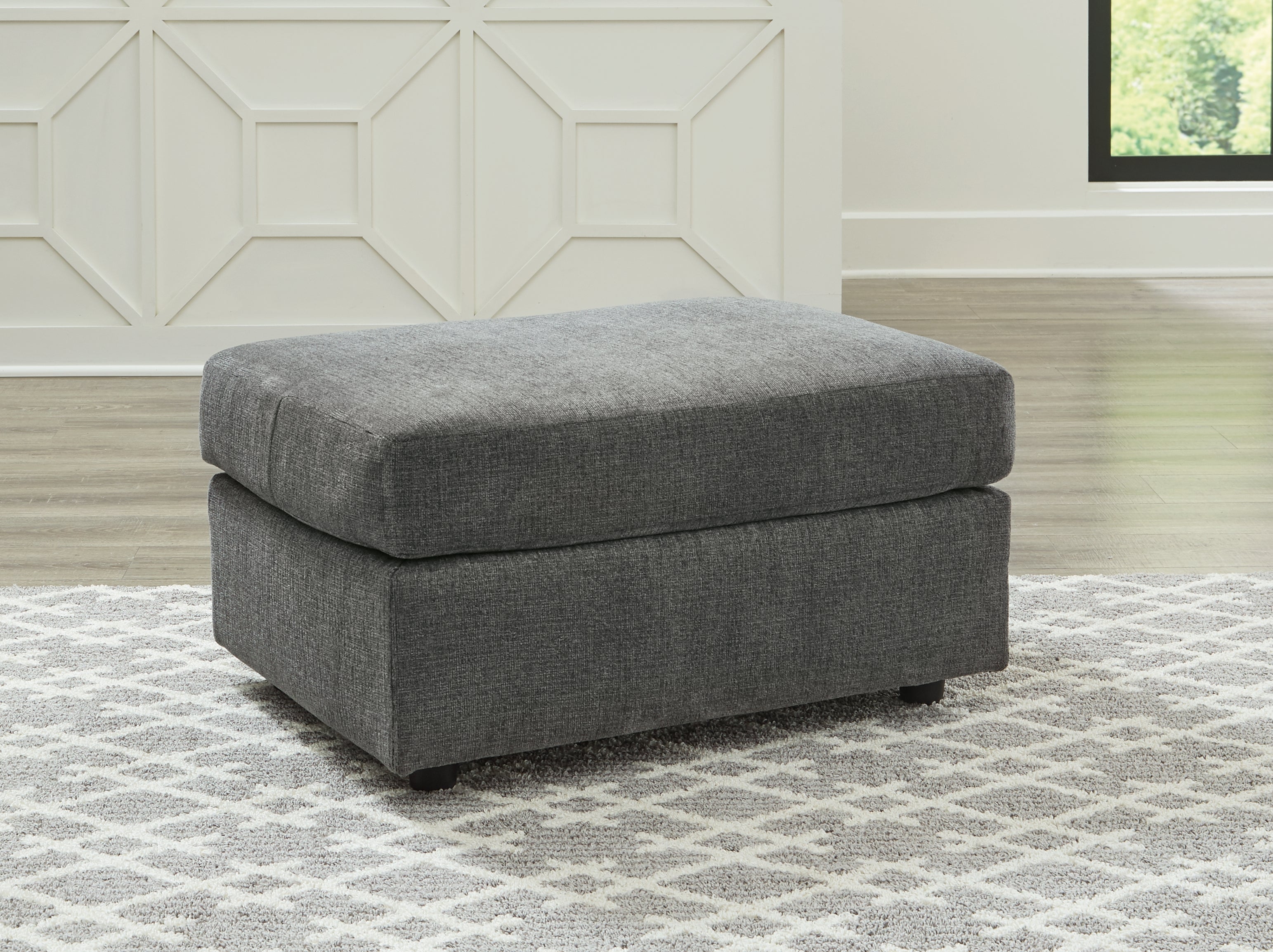 Prime Furniture - Ashley Furniture - Stairatt Living Room - Ottoman / Gravel - 2850214