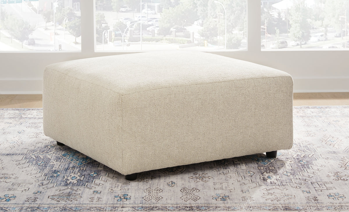 Prime Furniture - Ashley Furniture - Edenfield Living Room - Oversized Accent Ottoman / Linen - 2900408