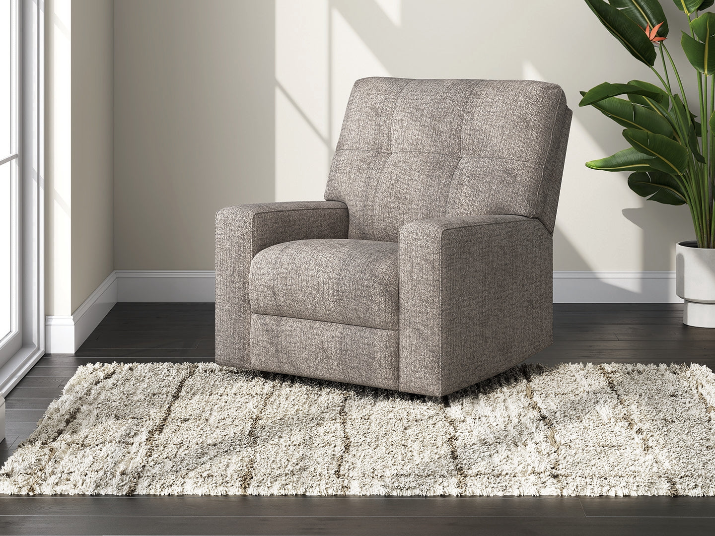Prime Furniture - Ashley Furniture - Larimer Living Room - Rocker Recliner / Iron - PC2920425