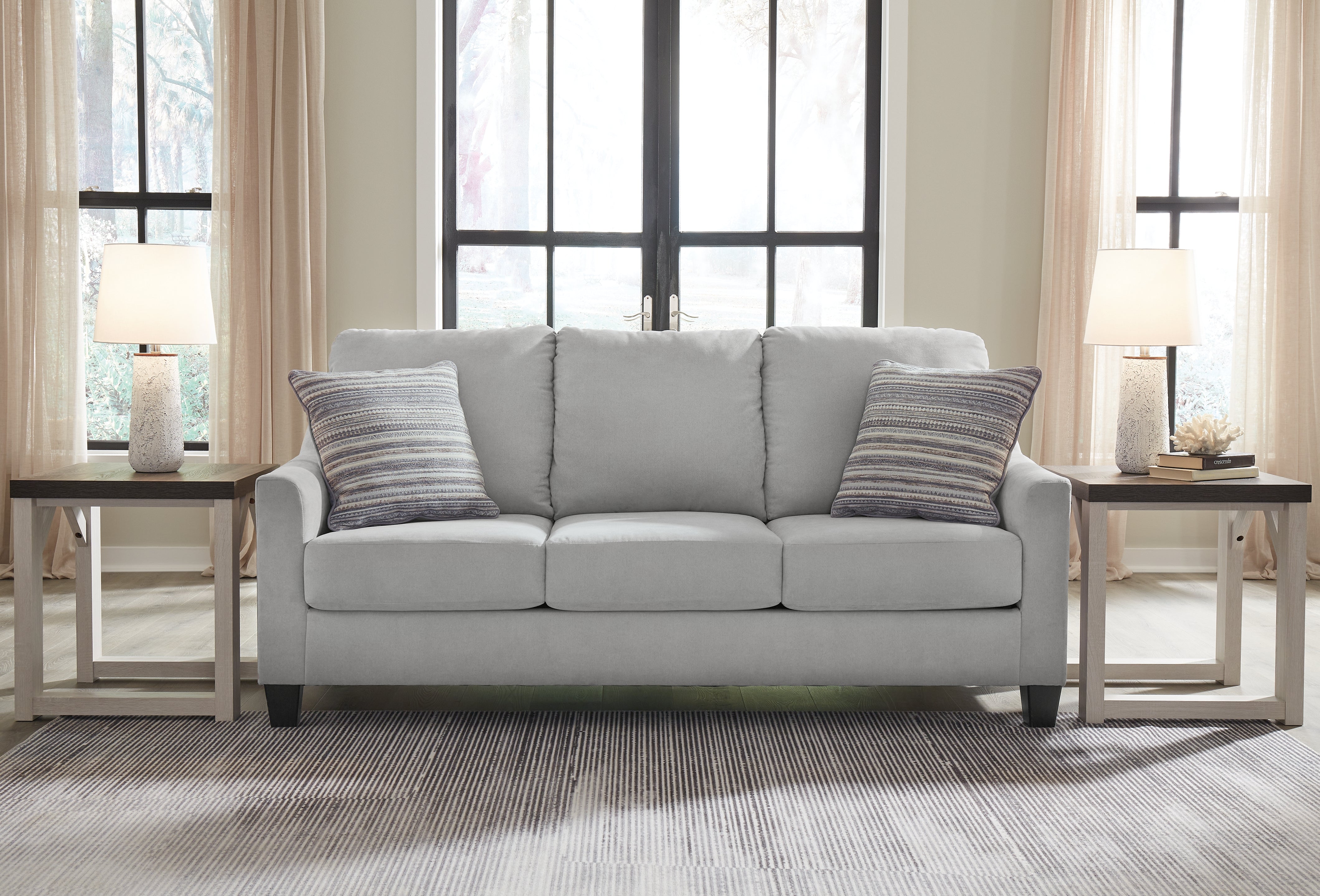 Prime Furniture - Ashley Furniture - Adlai Living Room - Sofa / Shadow - 3010338