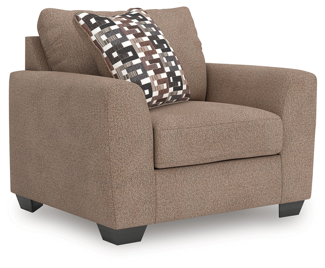 Prime Furniture - Ashley Furniture - Triston-Peaks Living Room - Chair and a Half / Suede - 3020423