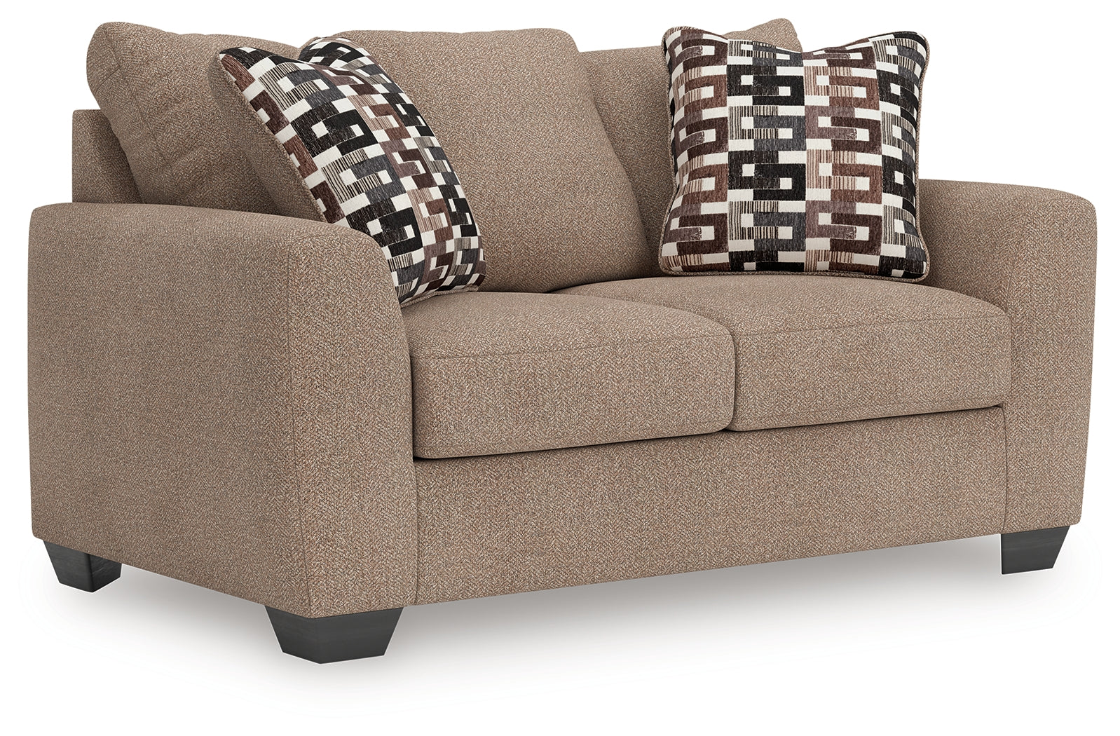 Prime Furniture - Ashley Furniture - Triston-Peaks Living Room - Loveseat / Suede - 3020435