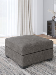Prime Furniture - Ashley Furniture - Olten Living Room - Chair and a Half / Graphite - 3130523
