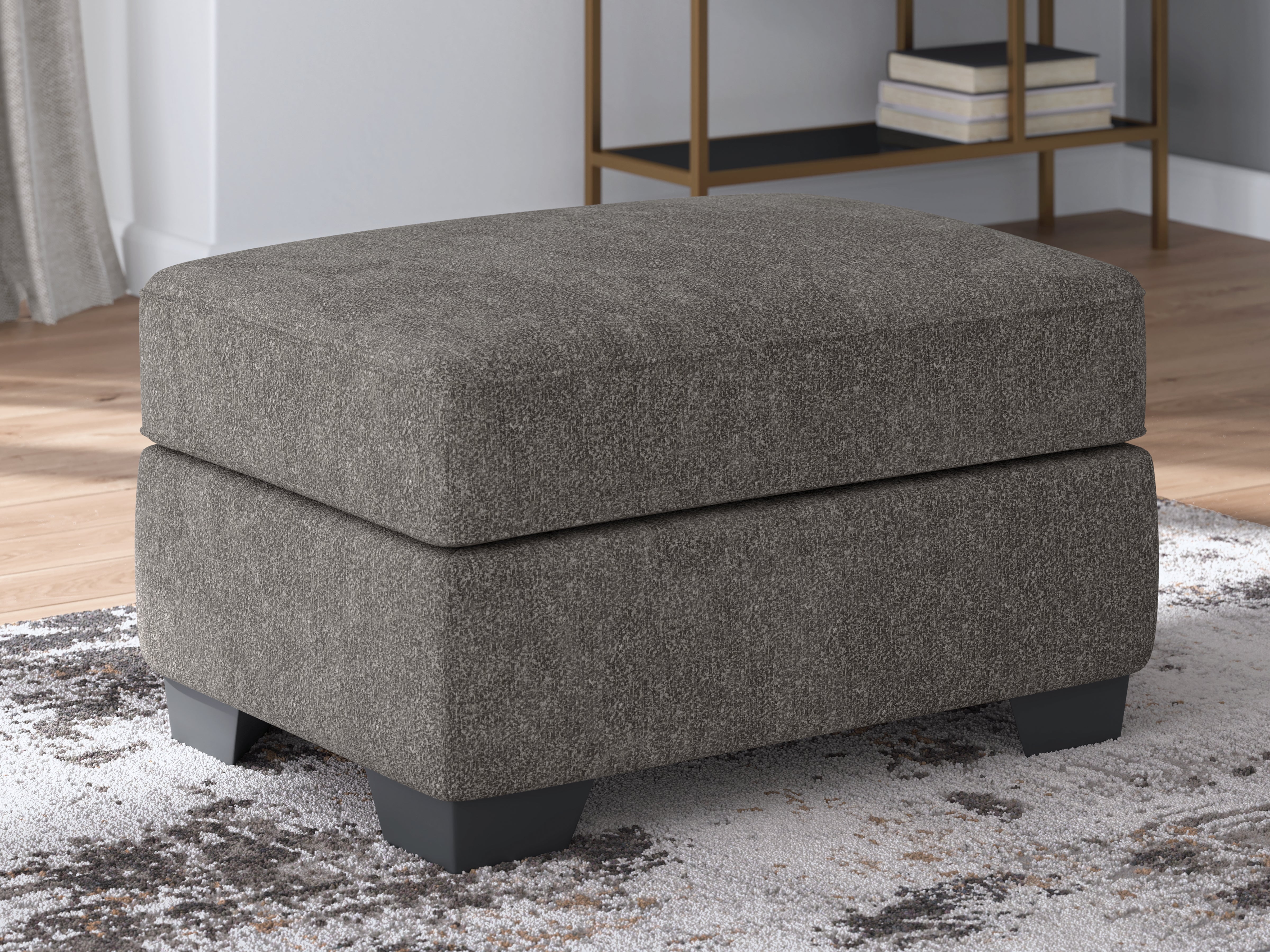 Prime Furniture - Ashley Furniture - Olten Living Room - Ottoman / Graphite - 3130514