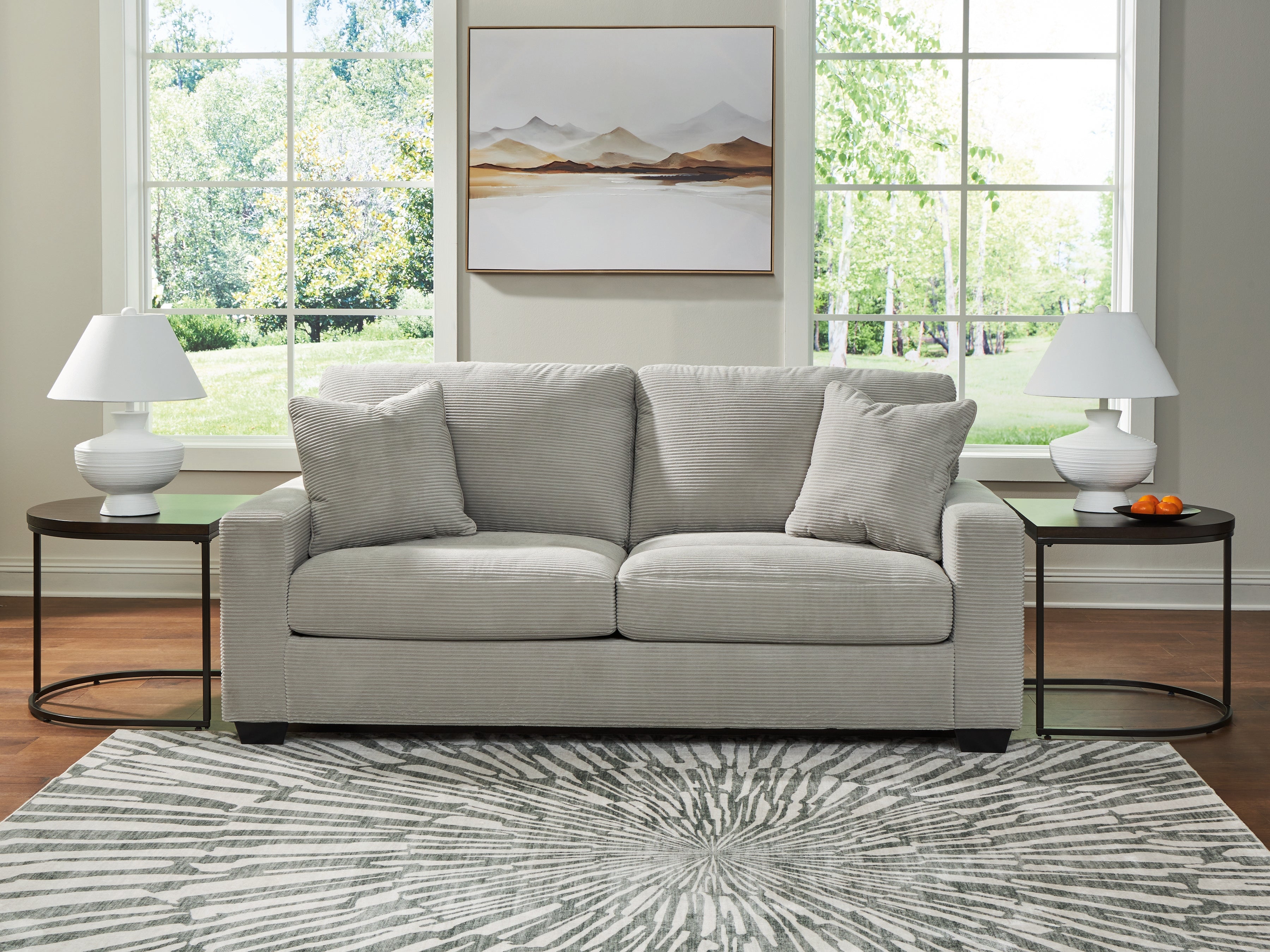 Prime Furniture - Ashley Furniture - Greenbriar Living Room - Sofa / Smoke - PC3200538