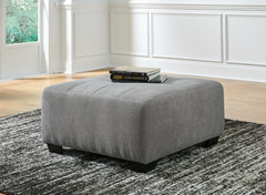 Prime Furniture - Ashley Furniture - Birkdale Court Living Room - Oversized Accent Ottoman / Gray - 3240208
