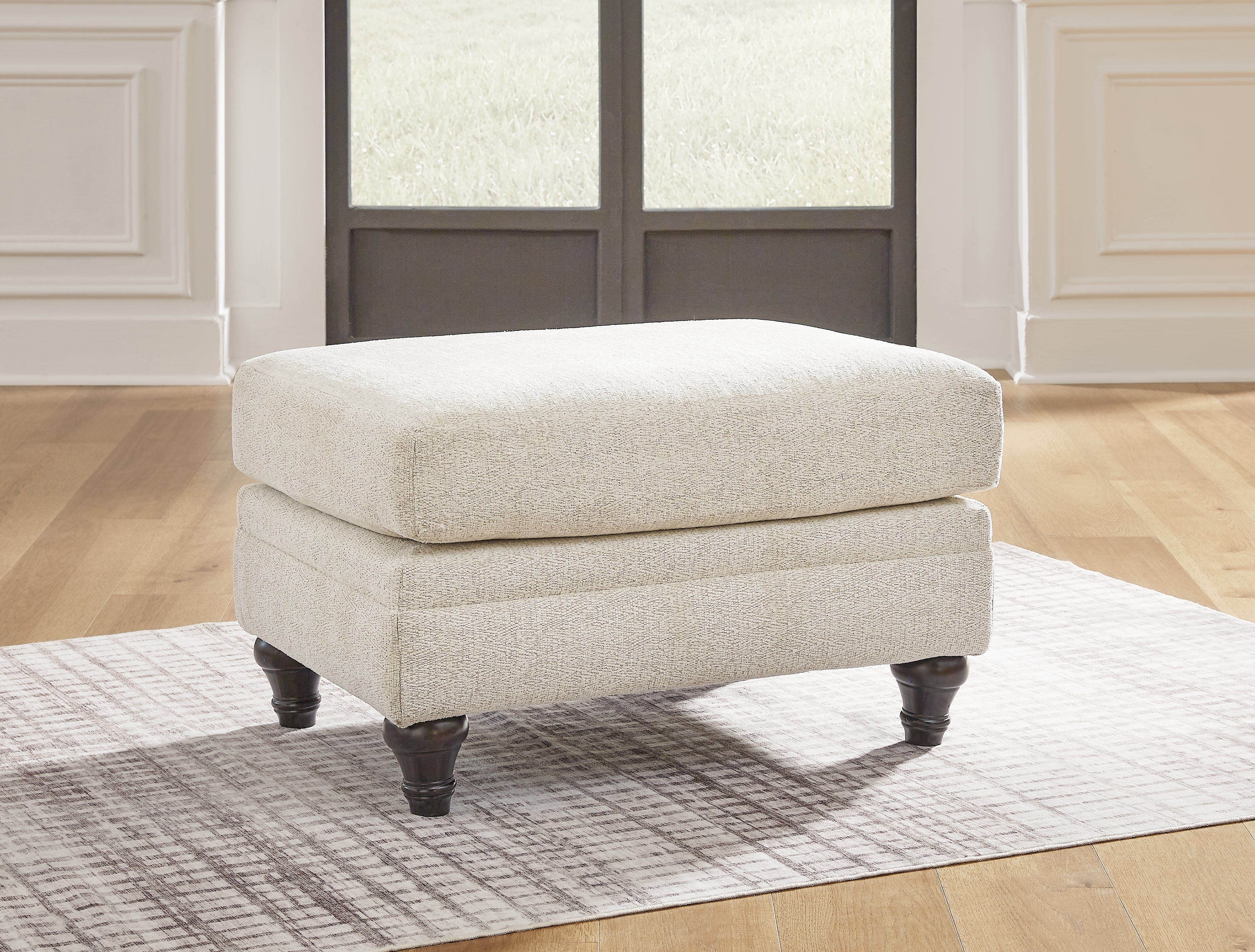 Prime Furniture - Ashley Furniture - Valerani Living Room - Ottoman / Sandstone - 3570214