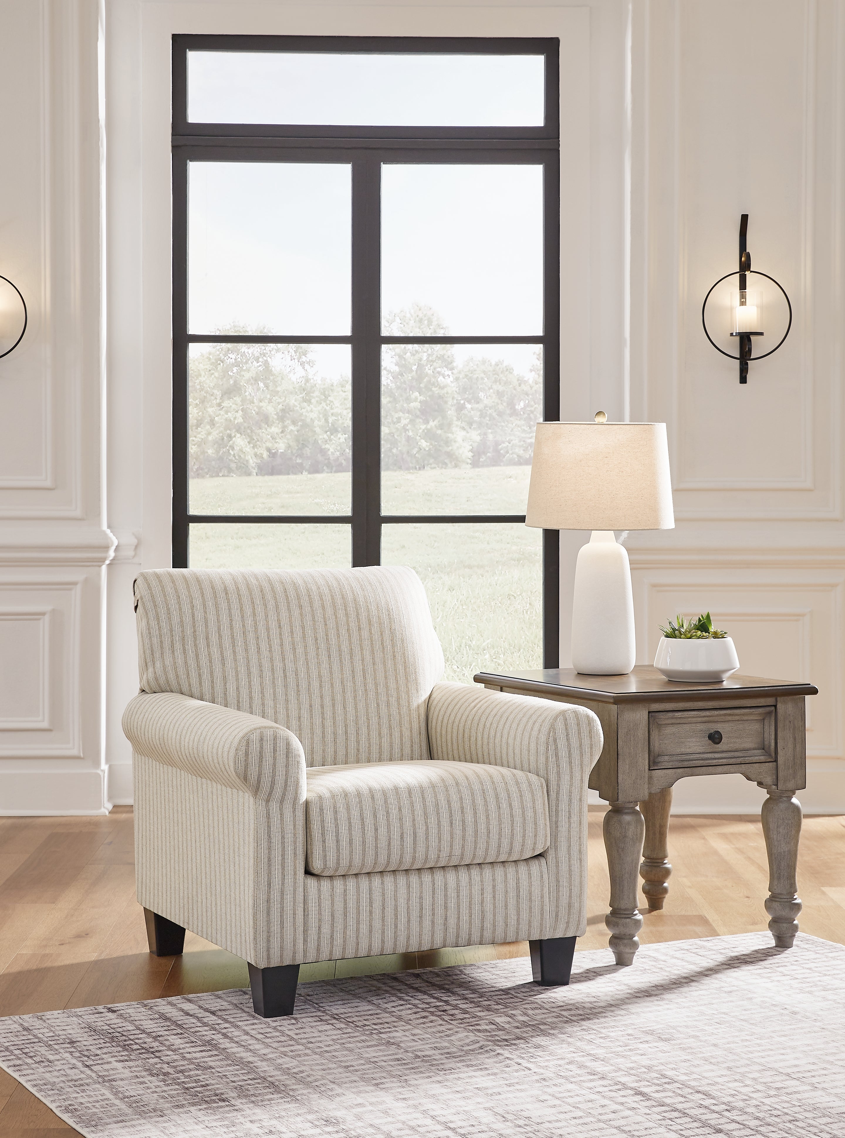 Prime Furniture - Ashley Furniture - Valerani Living Room - Accent Chair / Sandstone - 3570221