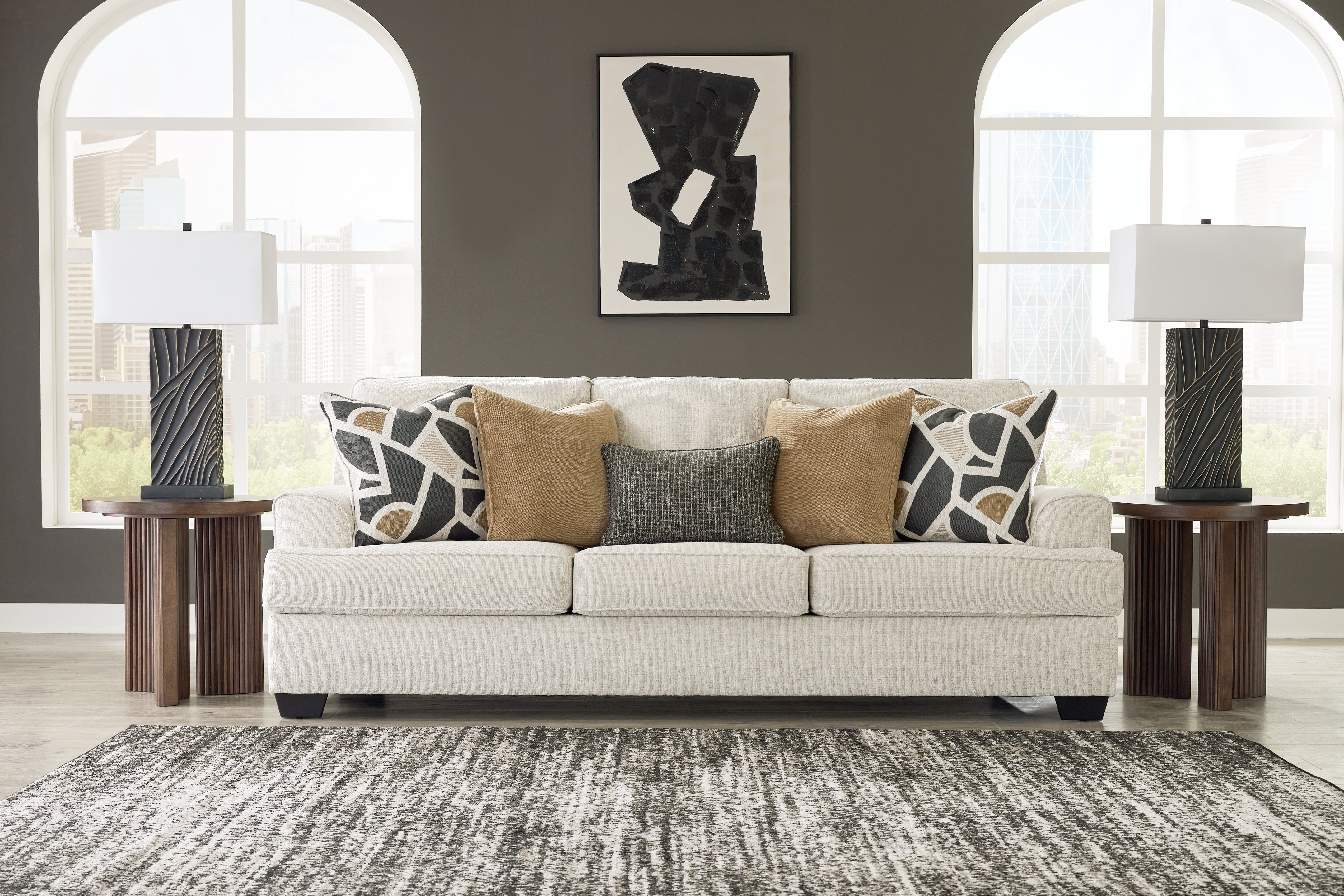 Prime Furniture - Ashley Furniture - Heartcort Living Room - Sofa / Quartz - 4460438