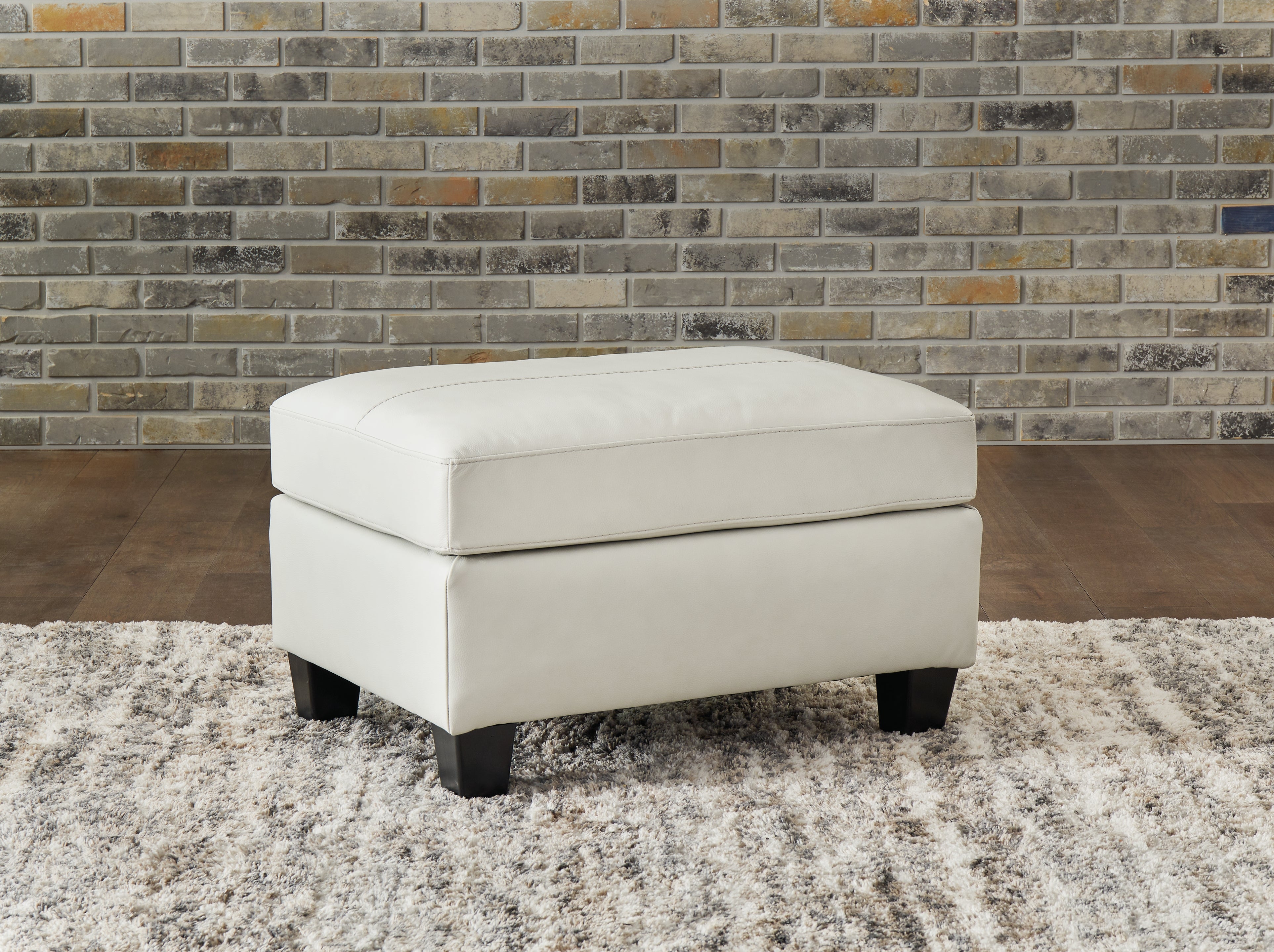 Prime Furniture - Ashley Furniture - Genoa Living Room - Ottoman / Coconut - 4770414