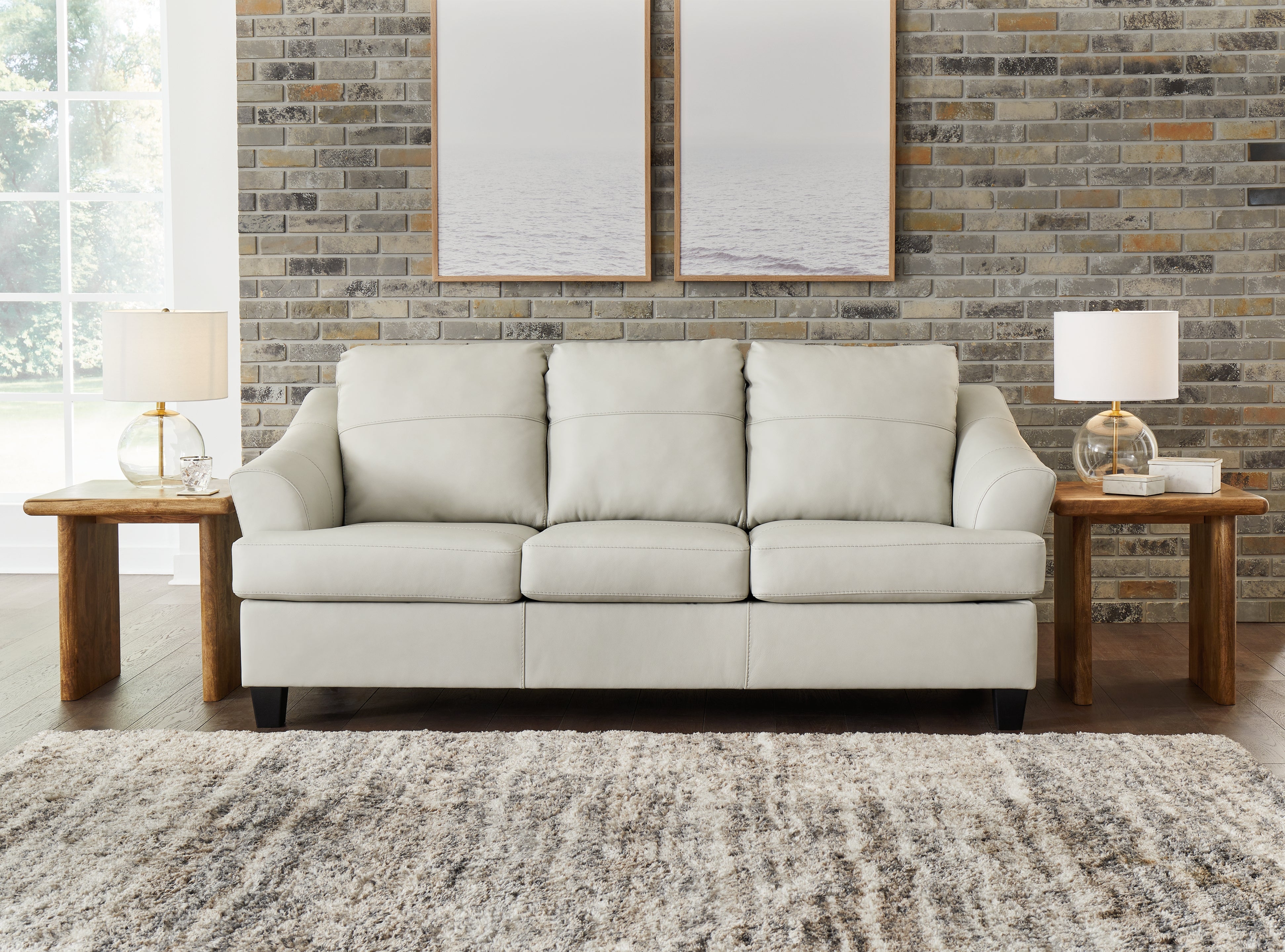 Prime Furniture - Ashley Furniture - Genoa Living Room - Sofa / Coconut - 4770438