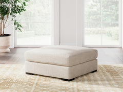 Prime Furniture - Ashley Furniture - Donelson Creek Living Room - Oversized Accent Ottoman / Vanilla - 4800208