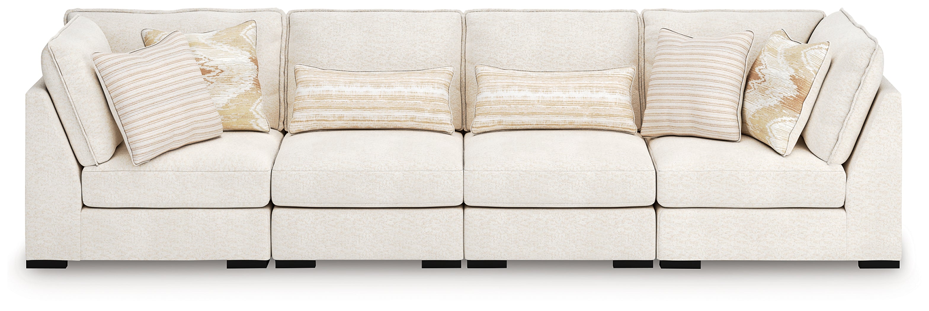 Prime Furniture - Ashley Furniture - Donelson Creek Sectional - 4-Piece Sectional / Vanilla - 48002S2