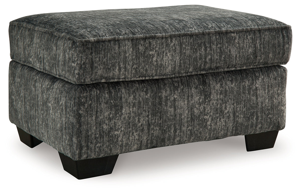 Prime Furniture - Ashley Furniture - Lonoke Living Room - Sofa / Gunmetal - 5050438