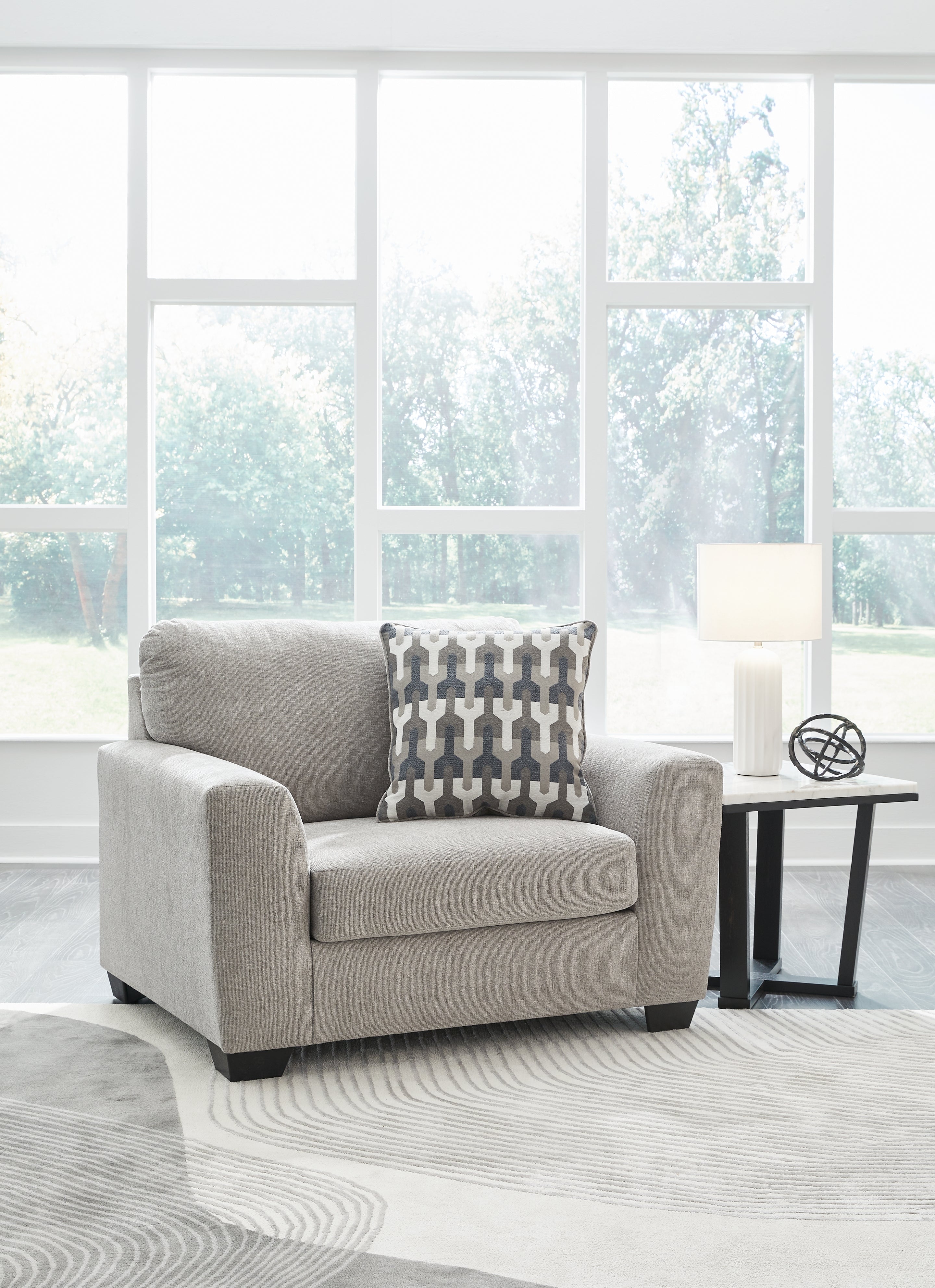 Prime Furniture - Ashley Furniture - Avenal Park Living Room - Chair and a Half / Flannel - 5080523