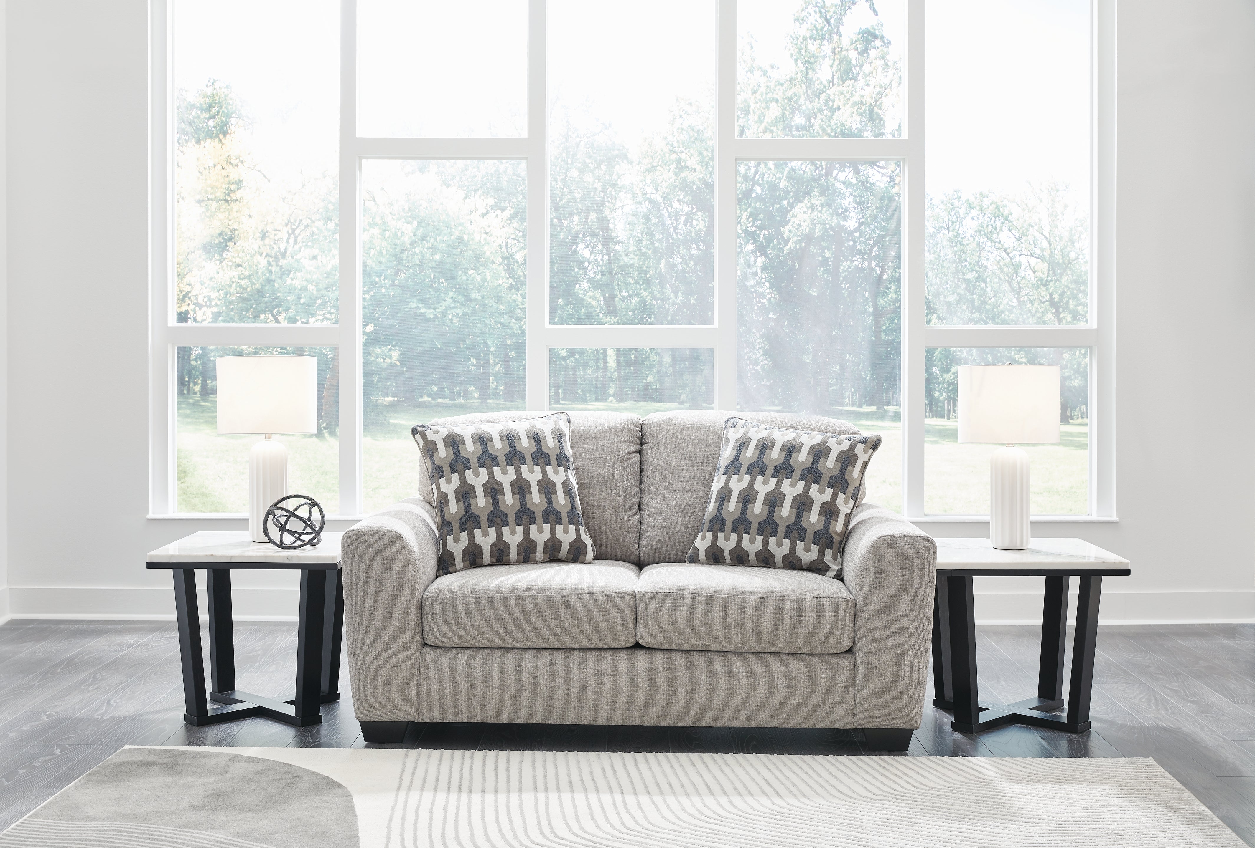 Prime Furniture - Ashley Furniture - Avenal Park Living Room - Loveseat / Flannel - 5080535