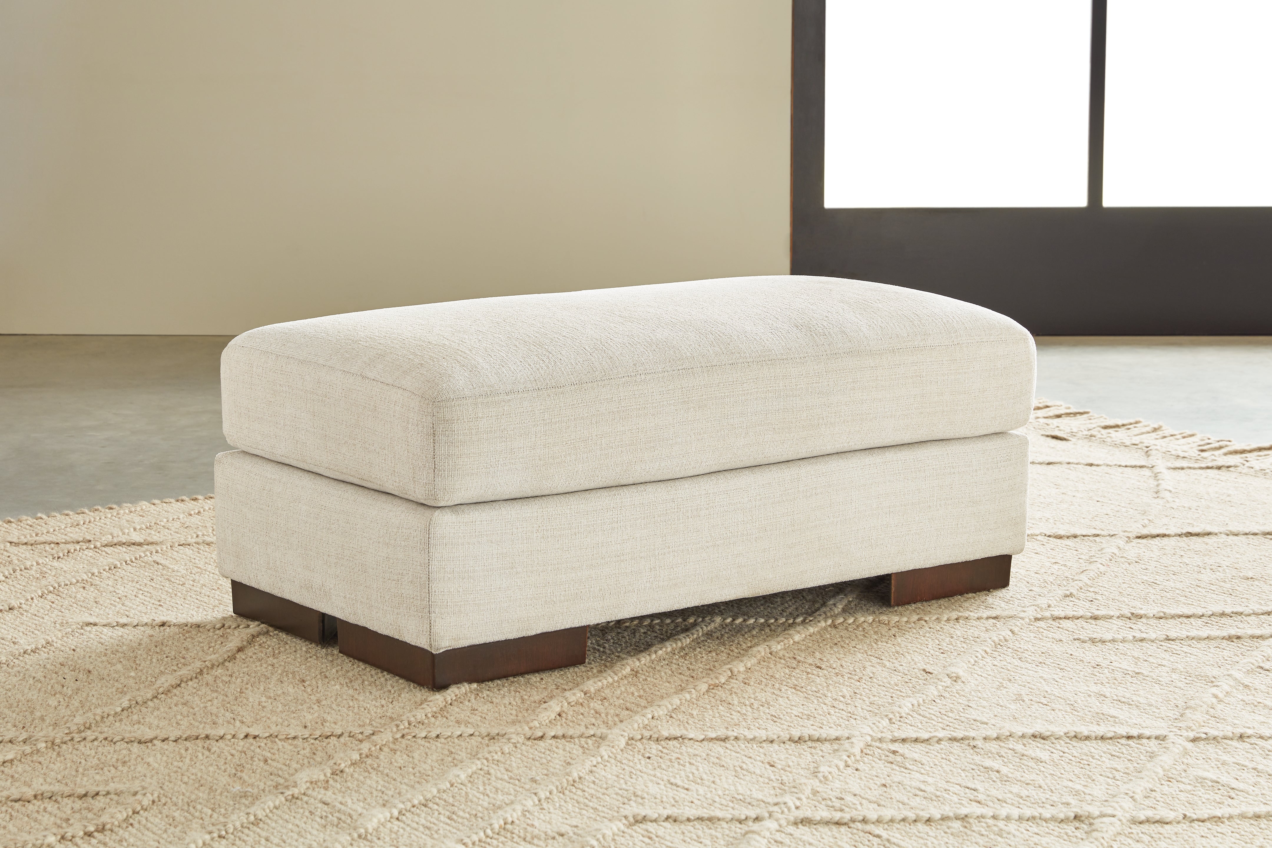 Prime Furniture - Ashley Furniture - Maggie Living Room - Ottoman / Birch - 5200314