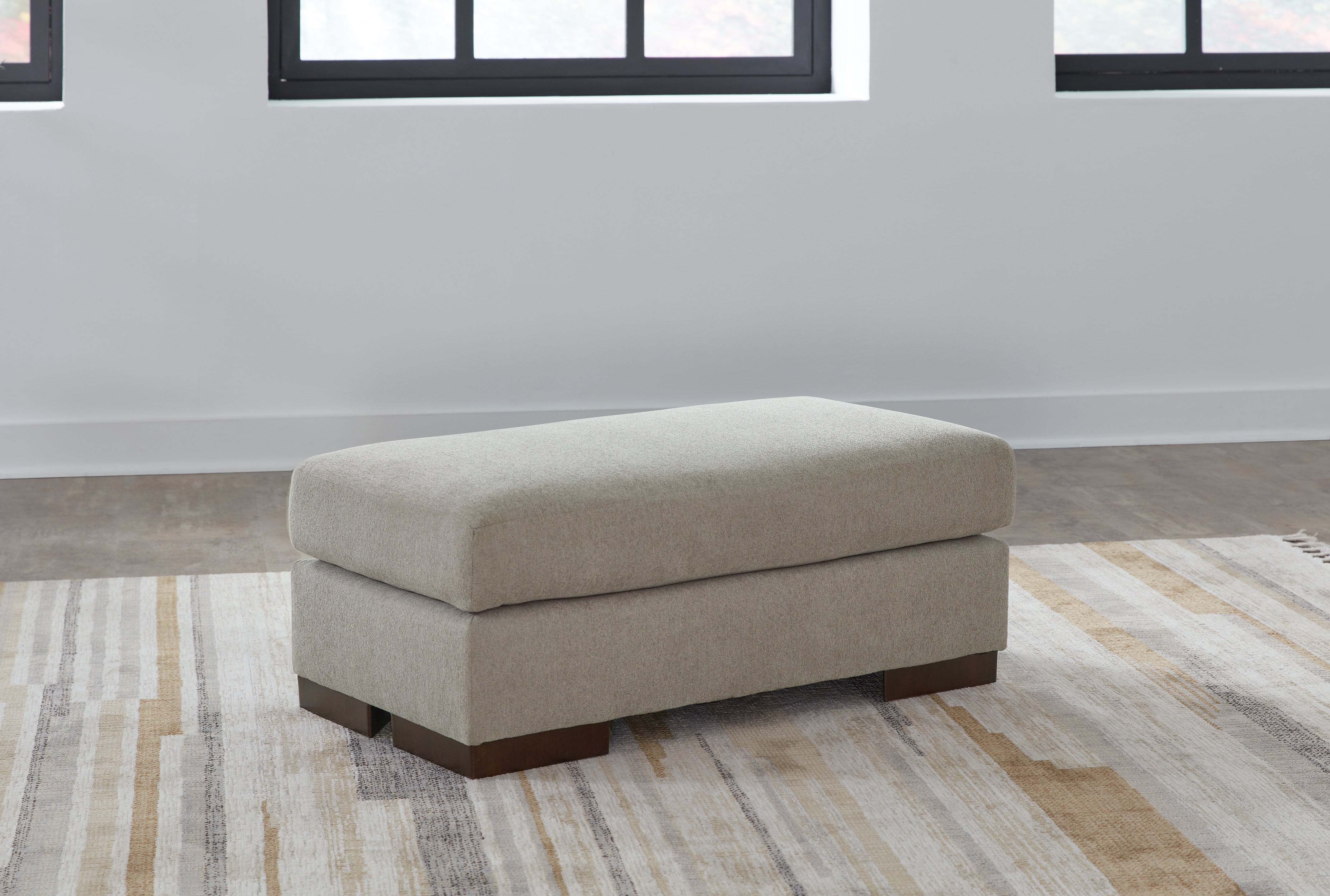 Prime Furniture - Ashley Furniture - Maggie Living Room - Ottoman / Flax - 5200414