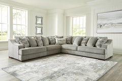 Prime Furniture - Ashley Furniture - Bayless Sectional - LAF 5-Piece Sectional / Smoke - 52304S3